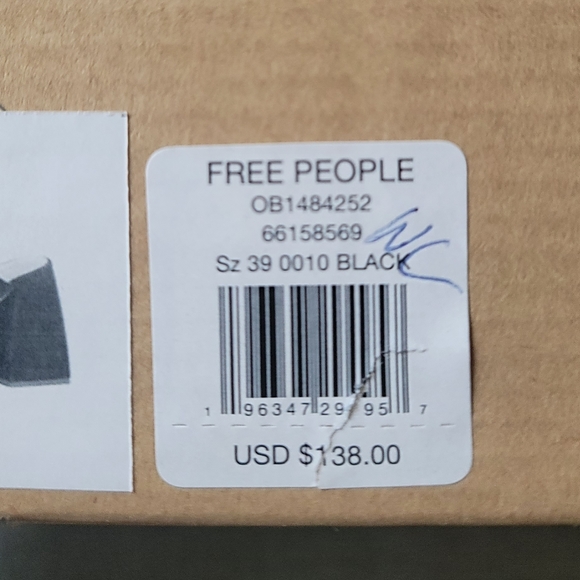 NEW FREE PEOPLE SUEDE BLACK PLATFORM 'Love Is Everywhere' - Picture 10 of 11